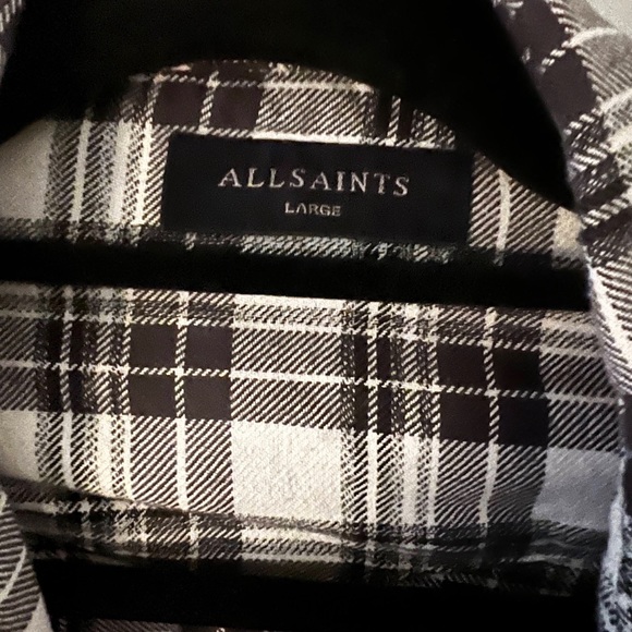 SOLD All Saints Flannel, Men’s Large - Picture 3 of 7